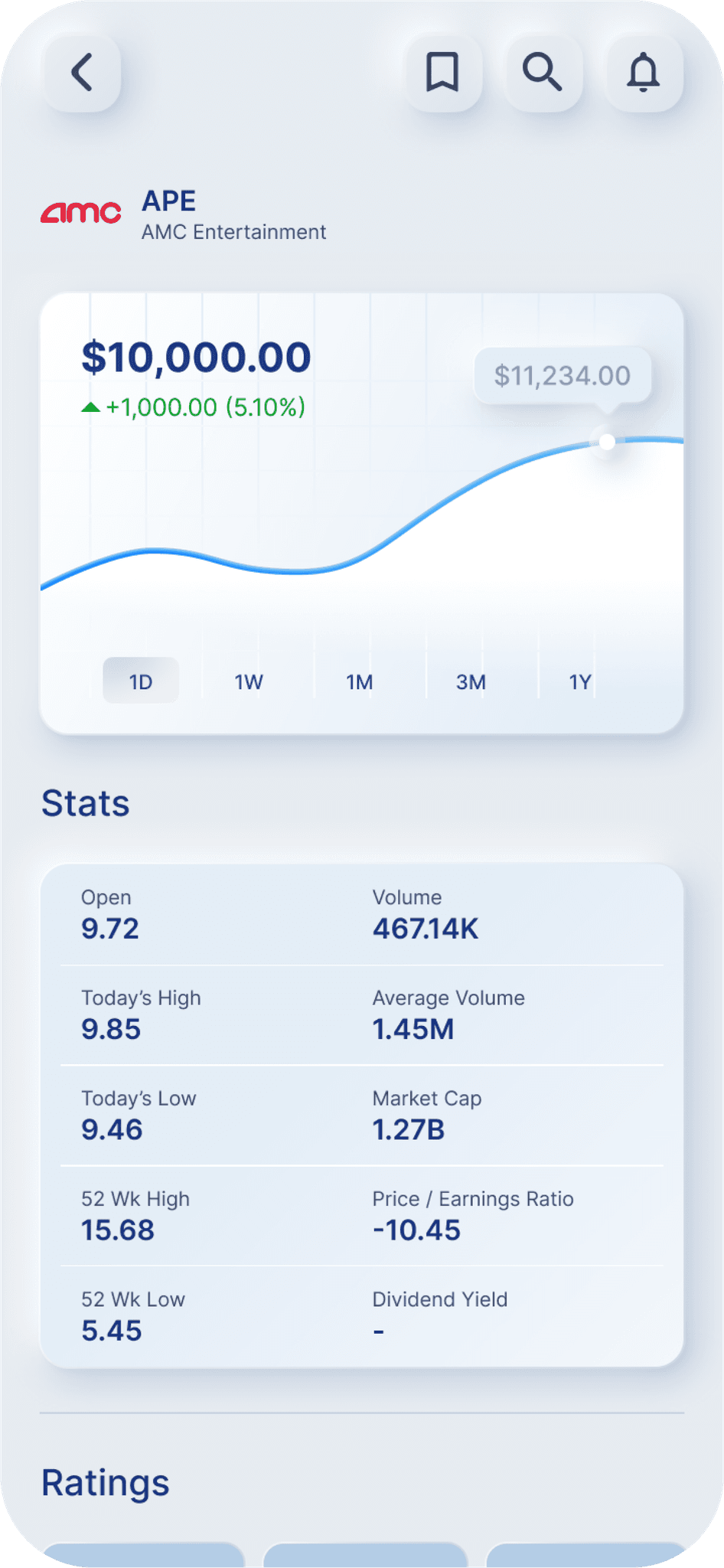 Nebulink product interface 1